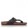 Sandalias planas INTER-BIOS 7119 Mujer Marrón