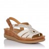 Cuñas PIKOLINOS W8K-0907 Mujer Beige
