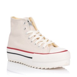Zapatillas de lona VICTORIA 1061121 Mujer Beige