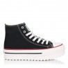 Zapatillas de lona VICTORIA 1061121 Mujer Negro