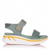 Sandalias planas FLUCHOS AT105 Mujer Verde