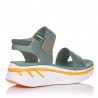 Sandalias planas FLUCHOS AT105 Mujer Verde
