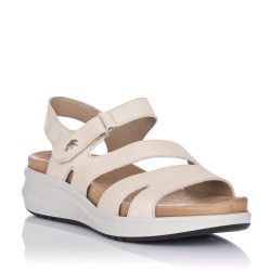 Sandalias planas FLUCHOS F1478 Mujer Beige