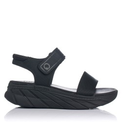 Sandalias planas FLUCHOS AT105 Mujer Negro