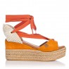 Cuñas POPA VALDES Mujer Naranja