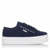 Zapatillas de lona VICTORIA 109200 Mujer Azul