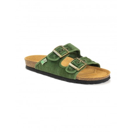 Sandalias planas NATURAL WORLD 7001E Mujer Verde