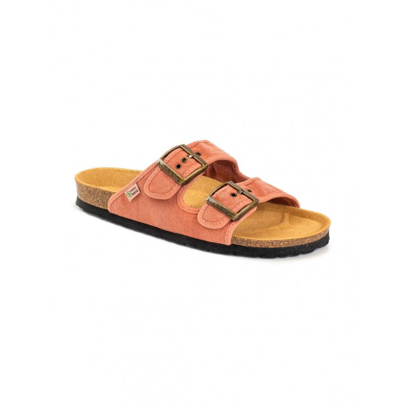 Sandalias planas NATURAL WORLD 7001E Mujer Naranja