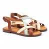 Sandalias planas PIKOLINOS 0556C1 Mujer Marrón