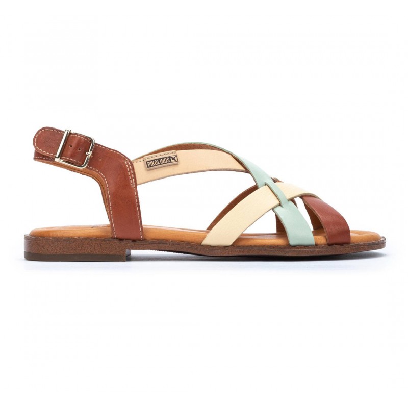 Sandalias planas PIKOLINOS 0556C1 Mujer Marrón