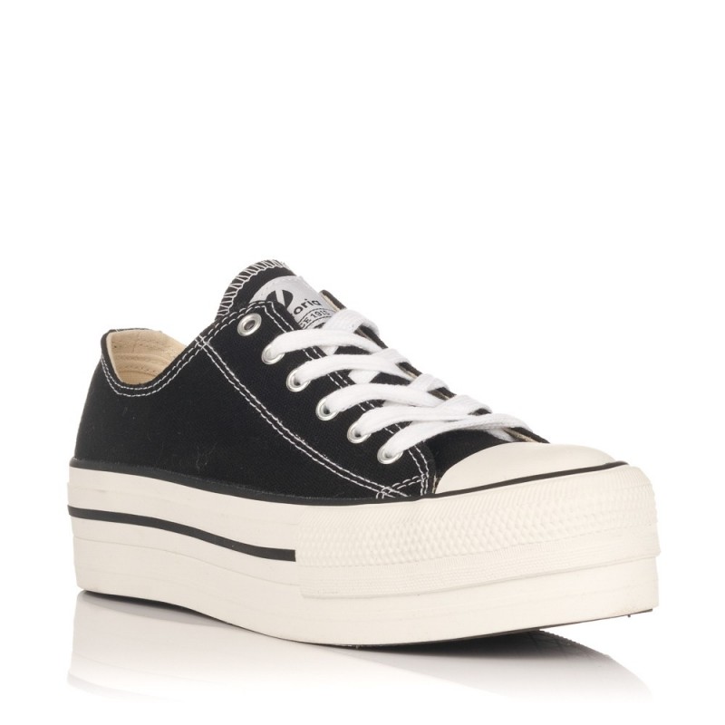 Zapatillas de lona VICTORIA 61100 Mujer Negro