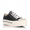 Zapatillas de lona VICTORIA 61100 Mujer Negro