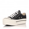Zapatillas de lona VICTORIA 61100 Mujer Negro