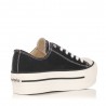 Zapatillas de lona VICTORIA 61100 Mujer Negro
