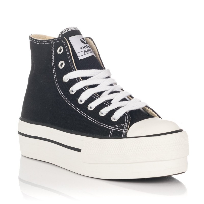 Zapatillas de lona VICTORIA 1061101 Mujer Negro