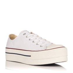Zapatillas de lona VICTORIA 61100 Mujer Blanco