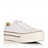 Zapatillas de lona VICTORIA 61100 Mujer Blanco
