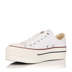 Zapatillas de lona VICTORIA 61100 Mujer Blanco
